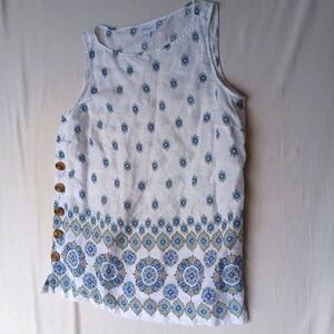 J. Jill Love Linen Tank Top Small